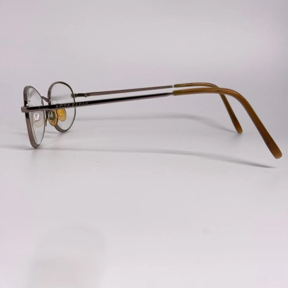 Anne Klein 9047 426 Gunmetal Oval Metal Eyeglass Frames 51-18-135